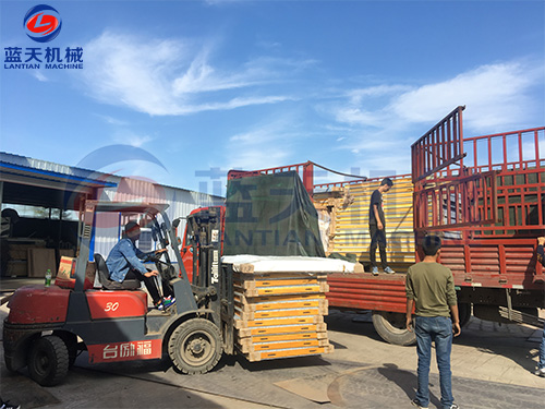 四川花椒烘干機發貨現場